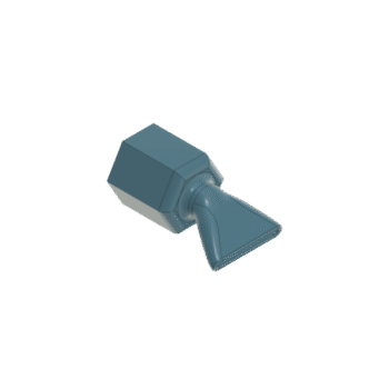 3d printing file of the petg nozzle for apisolis