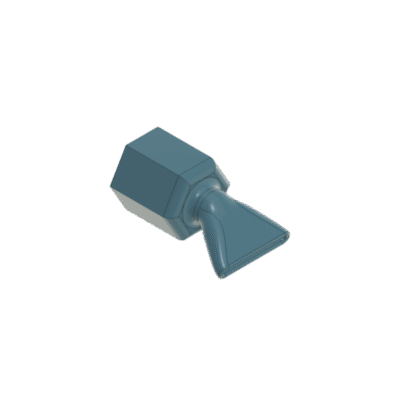 3d printing file of the petg nozzle for apisolis
