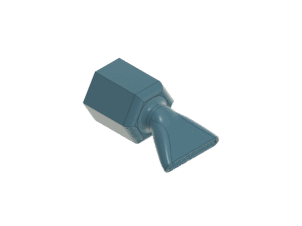 3d printing file of the petg nozzle for apisolis